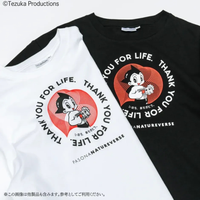 アトムがプリントされたTシャツ