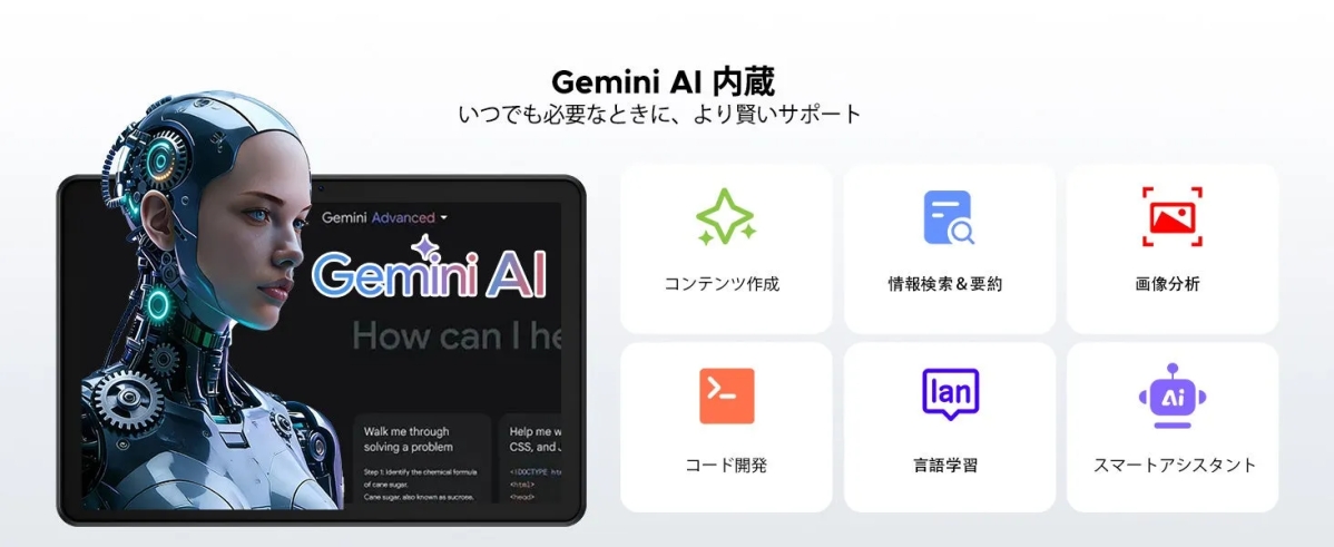 人工知能Gemini AIの紹介画像