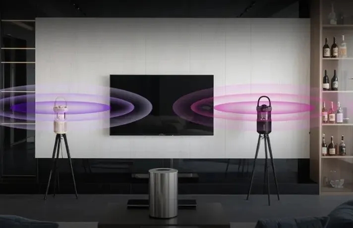 2台でステレオ再生