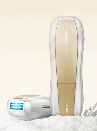 金色のアクセントが施されたUlike脱毛器
