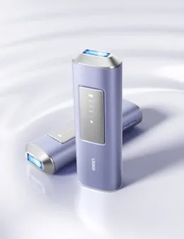 2つの紫色のデバイス