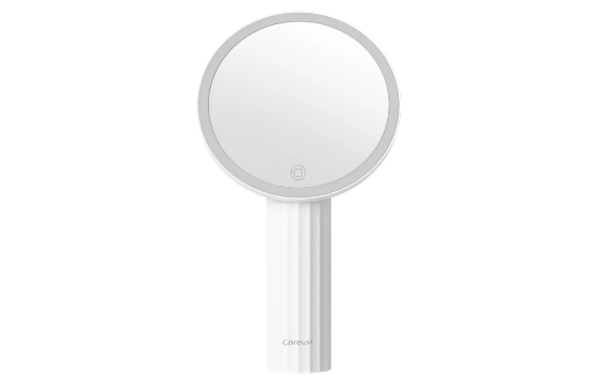 白い丸い鏡の画像