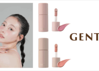 GENTYから待望のミュートカラー登場！「メルトハーリキッドチークハイライター」で叶える“元から美人”な血色ツヤ肌