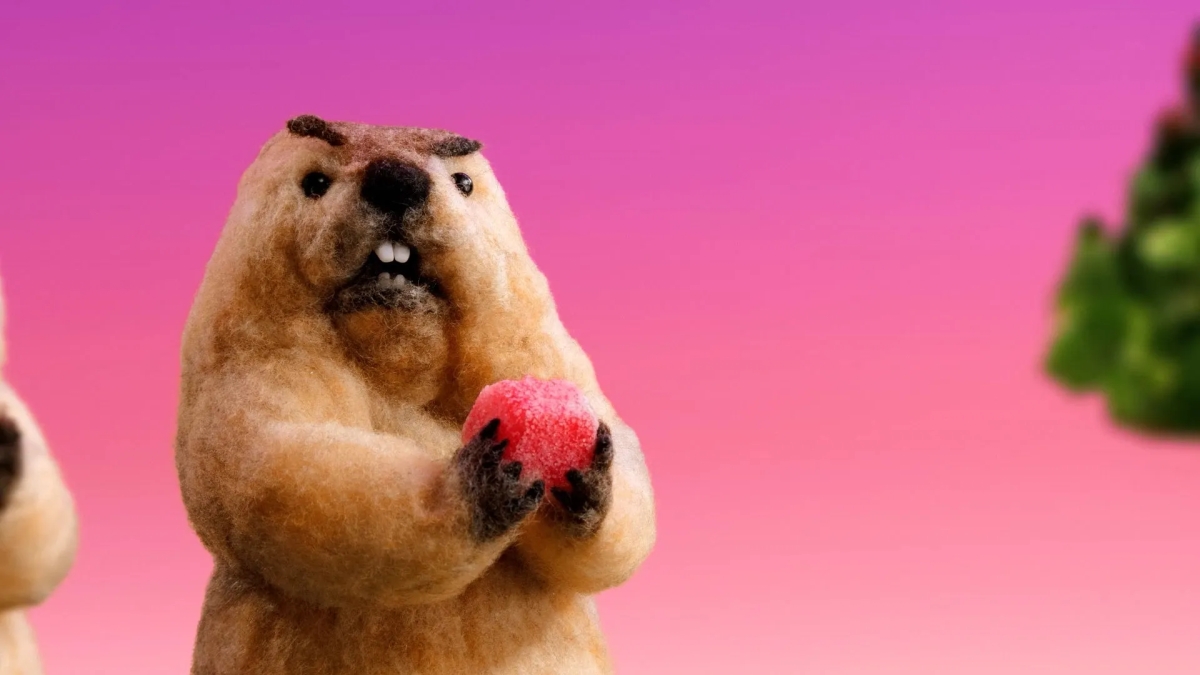 ビーバーのぬいぐるみ