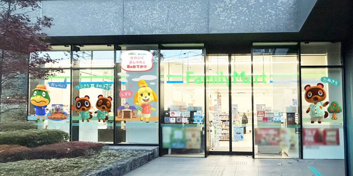 ラッピング店舗の外観