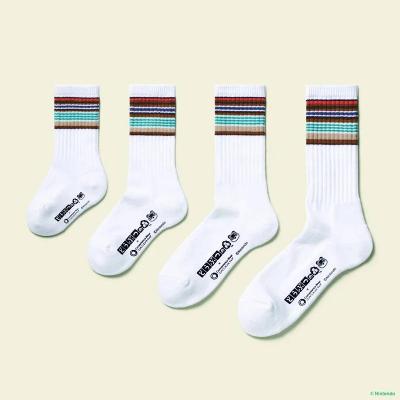 白い靴下の集合写真