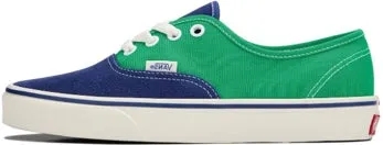 青と緑のVANSスニーカー