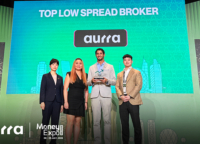 Aurra Markets、マネー・エキスポ・アブダビ（Money Expo Abu Dhabi）で「2026年最優秀低スプレッドFXブローカー」に選出