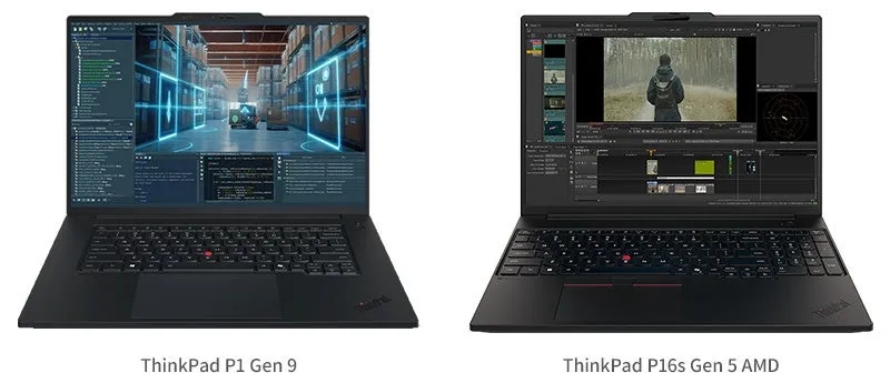 ThinkPad P1 Gen 9とP16s Gen 5 AMD