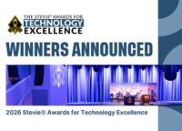 第3回スティービー賞テクノロジー・エクセレンス部門（Stevie® Awards for Technology Excellence）受賞者を発表