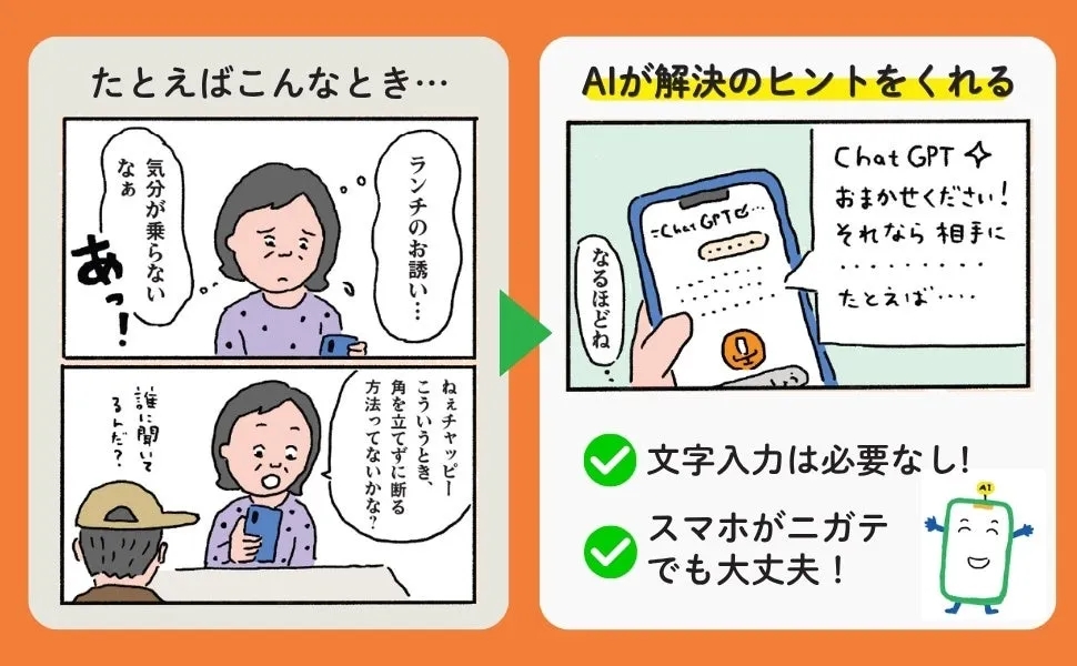 スマホ画面の解説例