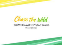 Huawei、9月2日にミュンヘンで開催される「野性を追い求める(Chase the Wild)」キャンペーンイベントでフラッグシップウェアラブル端末を発表へ