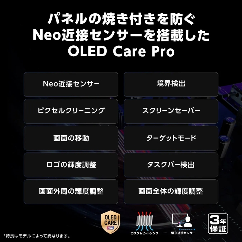 360Hz・0.03msの超高速表示