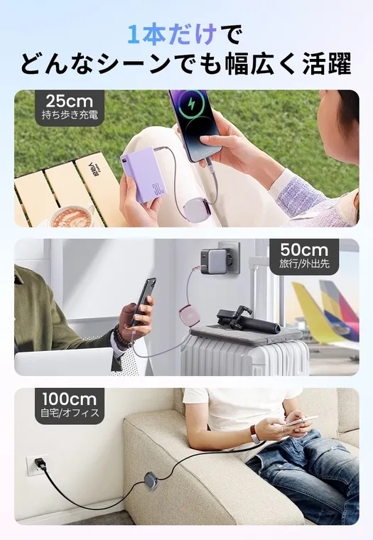 利用シーンに合わせて