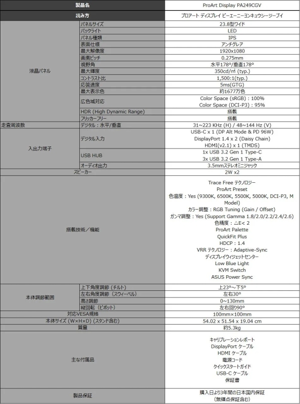 PA249CGV ロゴ