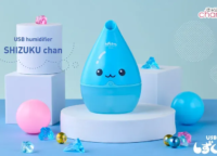 デスクが癒やしの泉に!「USB加湿器 しずくちゃん」で叶える私だけの潤い空間