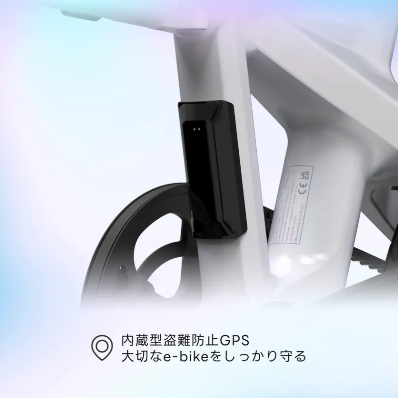 フレーム内蔵GPS